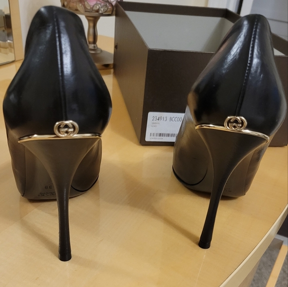 Gucci Leather Pumps- Brand New - Picture 2 of 7